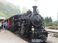 Fahrt mit der Furka-Dampfbahn