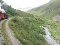 Fahrt mit der Furka-Dampfbahn