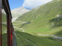Fahrt mit der Furka-Dampfbahn