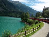 Fahrt mit dem Bernina - Express 
