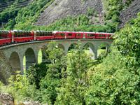 Fahrt mit dem Bernina - Express 