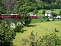Fahrt mit dem Bernina - Express 