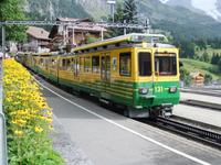 Die Wengernalpbhn bringt uns von Lauterbrunnen nach Wengen