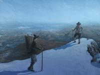 Bild von der Erstbesteigung der Jungfrau