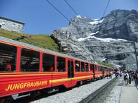 Mit der Jungfraubahn geht es wieder hinunter