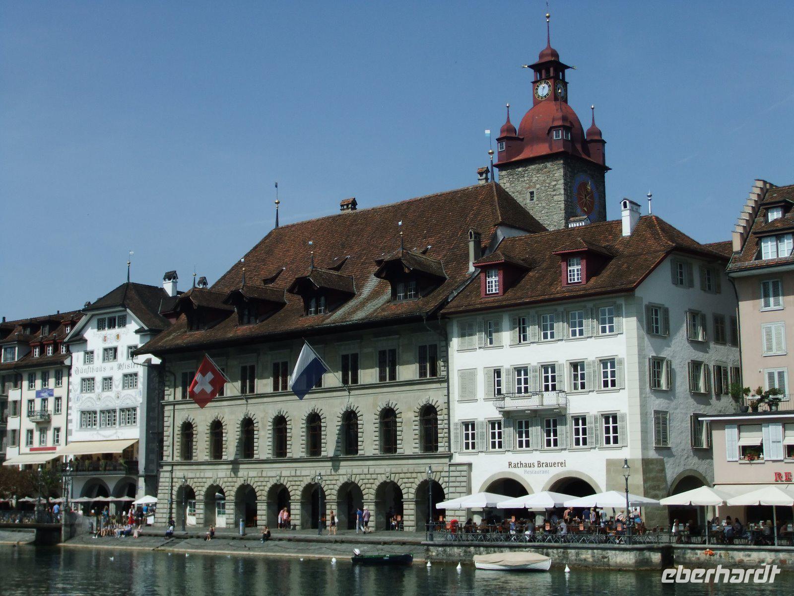 Das Rathaus von Luzern
