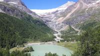 Fahrt mit dem Bernina-Express (Palü-See)