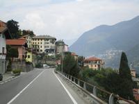 Comer See. Straßenbild