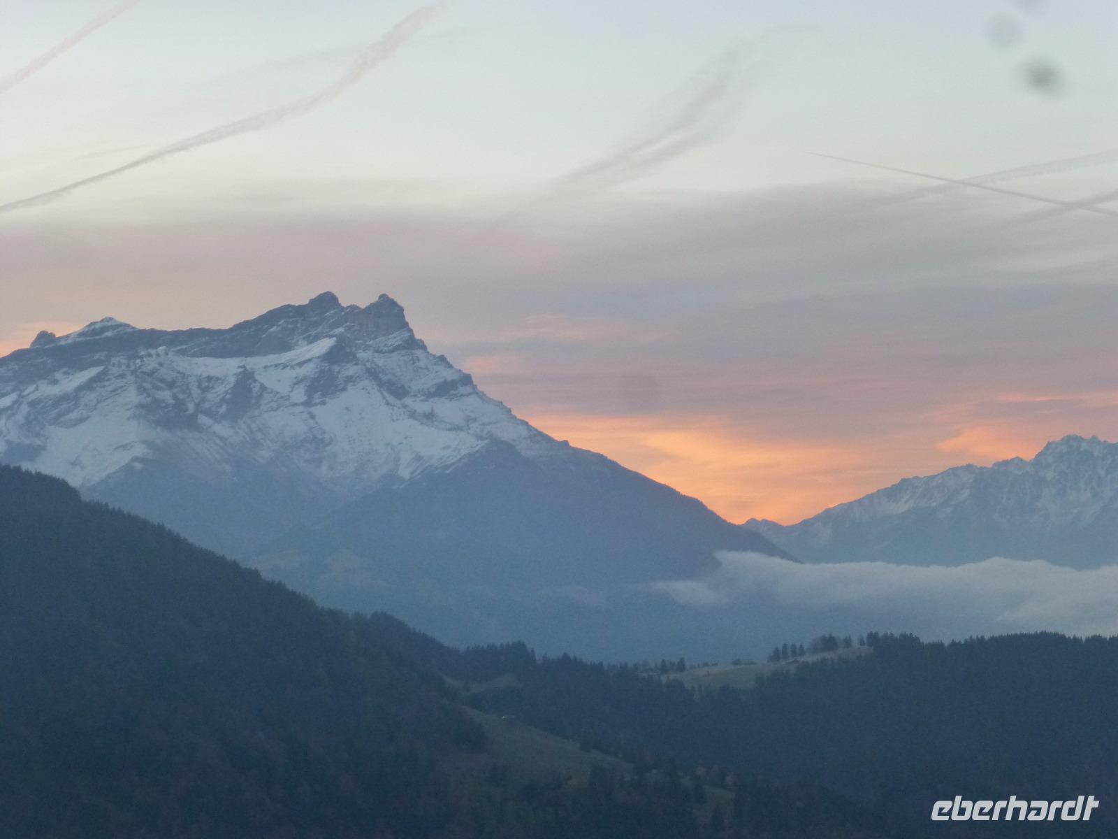 Blick auf Leysin