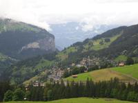 Blick auf Wengen