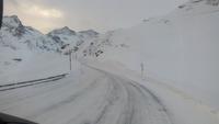 Die Fahrt über den Berninapass, nicht ohne Schneeketten