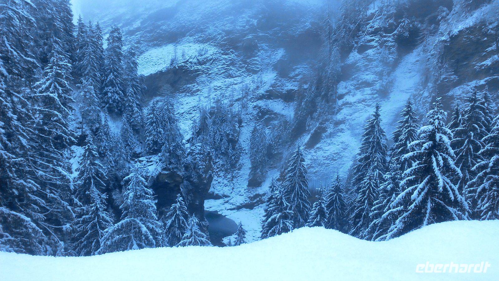Solisbrücke, Fotostopp am frühen Morgen