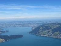 154 auf der Rigi -Blick über den Vierwaldstättersee