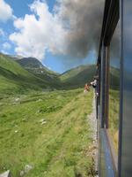 Fahrt mit der Furka-Dampfbahn