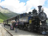 Fahrt mit der Furka-Dampfbahn