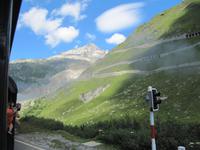 Blick zur Furka-Paßstraße
