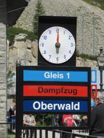 Furka-Dampfbahn in Gletsch