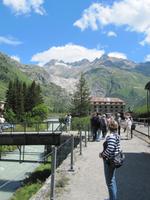 Furka-Dampfbahn in Gletsch