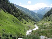 Landschaft unterhalb des Furka-Passes