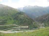 Blick über die Grimsel-Paßstraße
