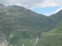 Blick zur Furka-Paßstraße