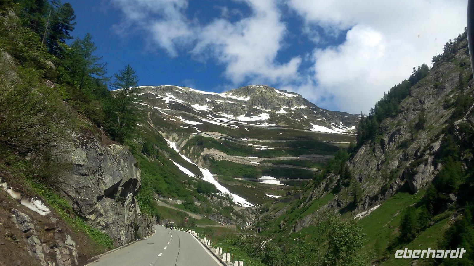 Fahrt über den Grimselpass