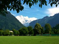 Interlaken, Blick zum Jungfraumassiv 