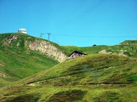 Seilbahn- Fahrt zum First