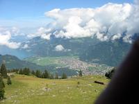 Blick auf Interlaken und den Thuner See