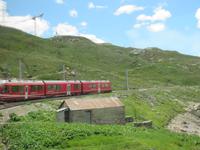 Fahrt mit dem Bernina-Express