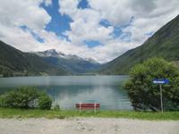 Fahrt mit dem Bernina-Express -Lago Poschiavo