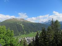 Blick von der Schatzalp zum Jakobshorn