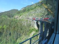 Fahrt mit dem Glacier-Express - Landwasserviadukt