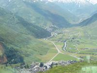 Fahrt mit dem Glacier-Express - Blick ins Hospental