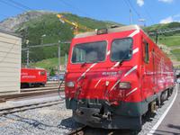 Fahrt mit dem Glacier-Express - in Andermatt