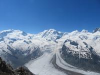 Gornergrat - Blick zur Monte Rosa Gruppe