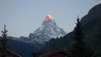Zermatt - Sonnenaufgang am Matterhorn