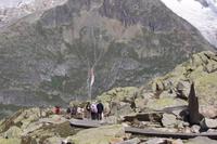 Blick auf den Aletschgletscher Blick auf den Aletschgletscher