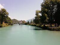 Die Aare in Interlaken