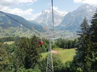 Fahrt mit der Männlichenbahn