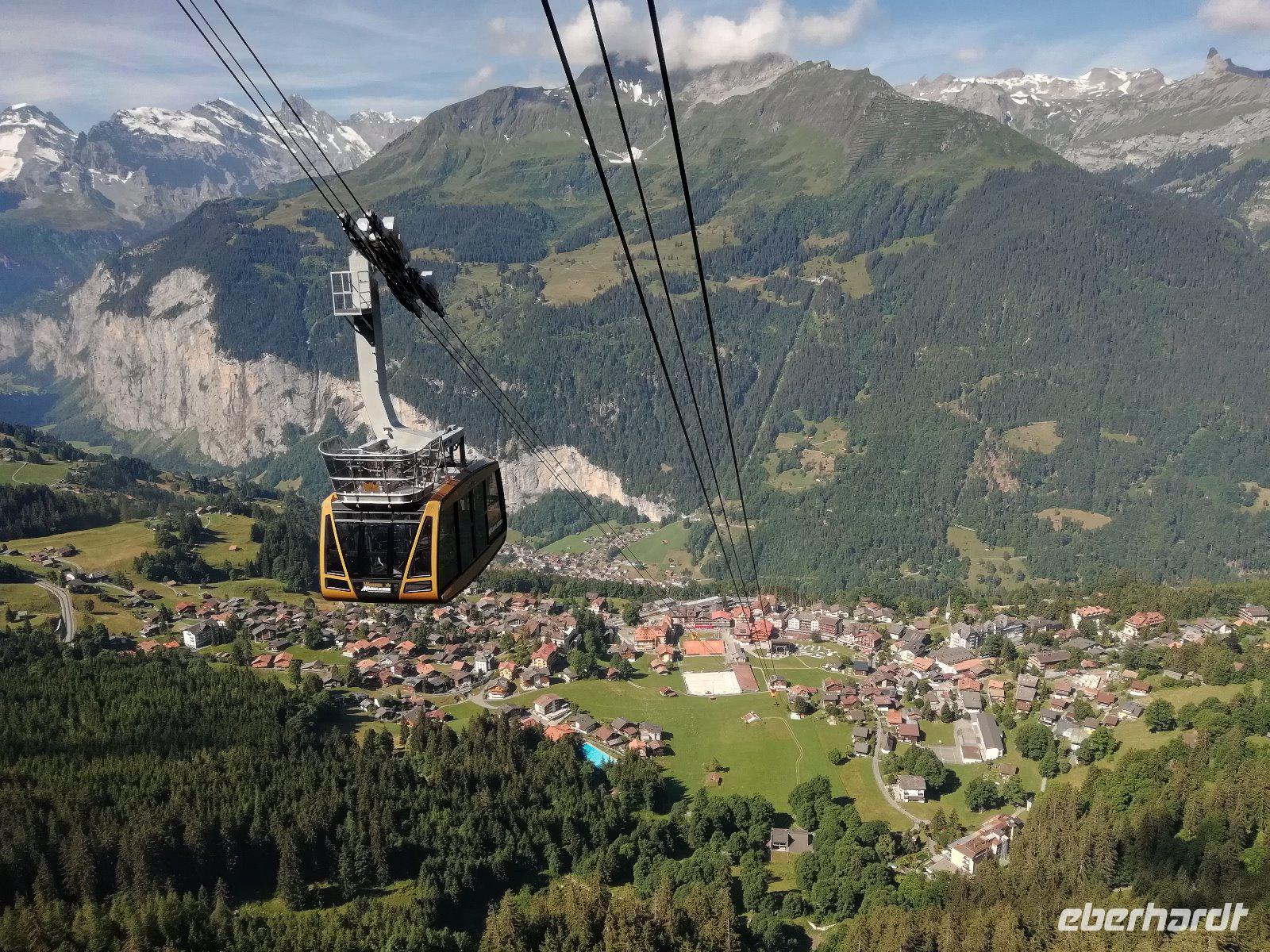 Fahrt von Wengen auf den Männlichen