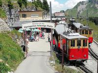 Am Bahnhof Schynige Platte