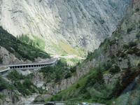 Fahrt durch die Schöllenenschlucht