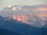 Riederalp - Blick in die Walliser Alpen - Dom - Abendstimmung