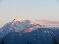 Riederalp - Blick in die Walliser Alpen -  Abendstimmung