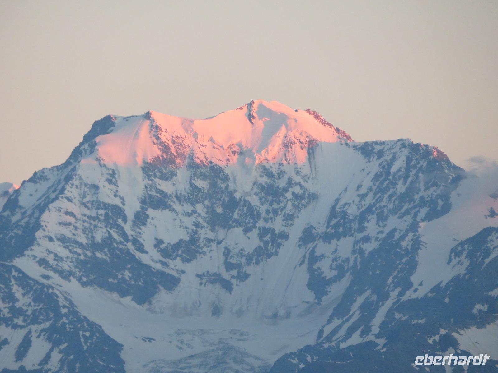 Riederalp - Blick in die Walliser Alpen - Dom - Abendstimmung