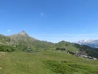 Wanderung auf dem Herrenweg von der Bettmeralp zur Riederalp - Blick zur Bettmeralp und zum Bettmerhorn