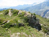 Moosfluh - Risse im Berg - der Berg arbeitet