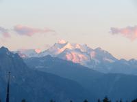 Morgenstimmung auf der Roederalp - Blick zum Dom
