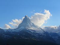 Zermatt - Folkloreabend auf Sunegga - Blick zum Matterhorn